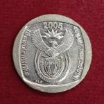 South Africa 1 Rand 2005 Coin