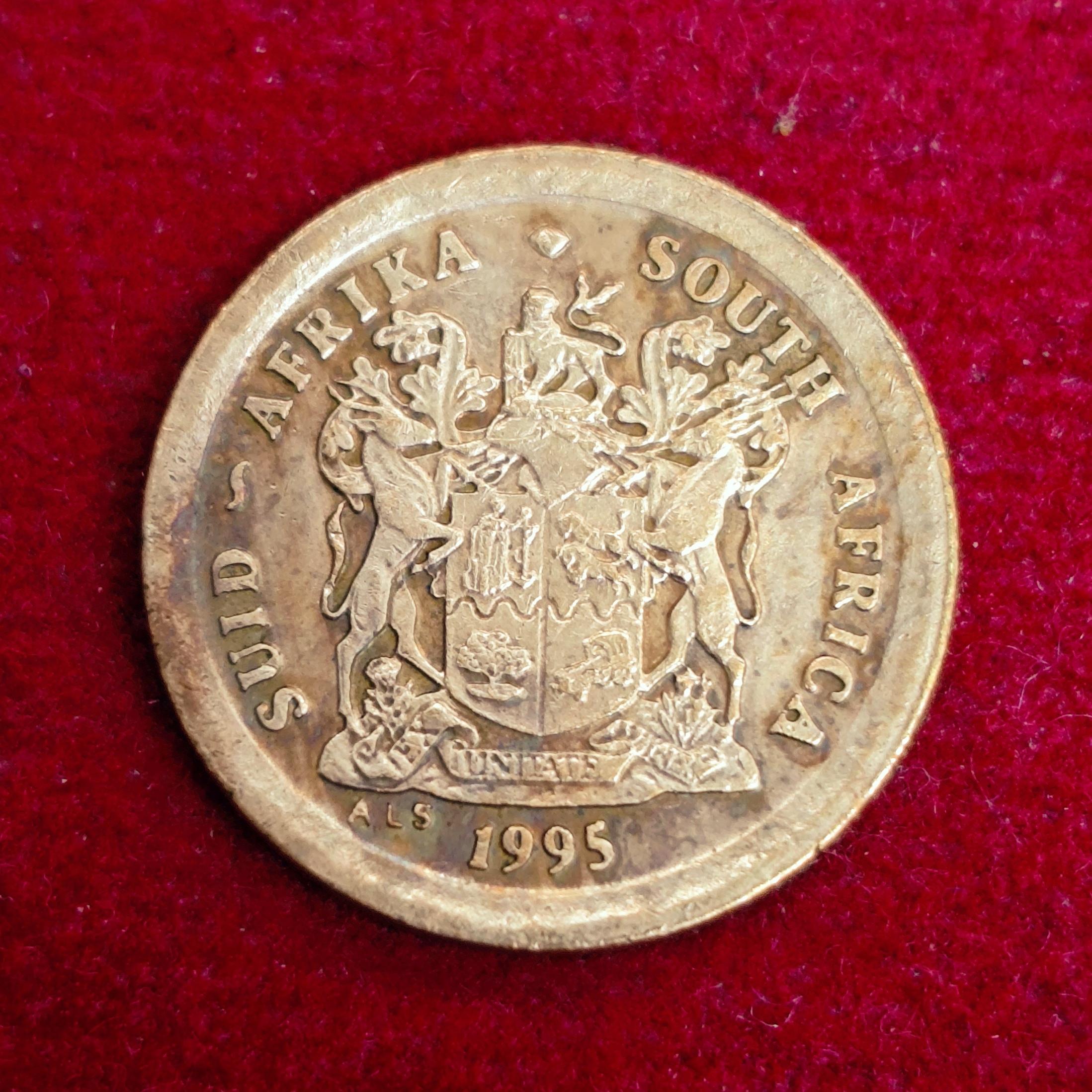 South Africa 2 Cents 1995 Coin