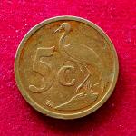 South Africa 5 Cents 2004 Coin