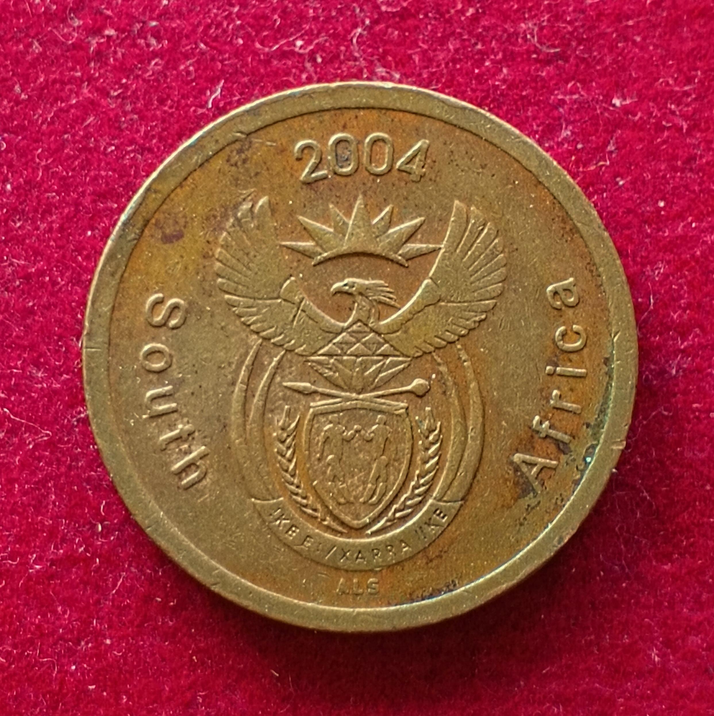 South Africa 5 Cents 2004 Coin