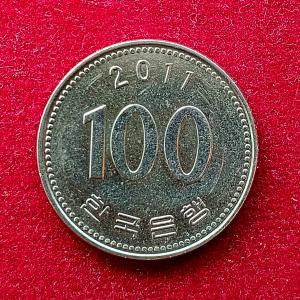 South Korea 100 Won 2011 Coin
