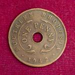 Southern Rhodesia (Zimbabwe) 1 Penny - George VI 1942 Coin