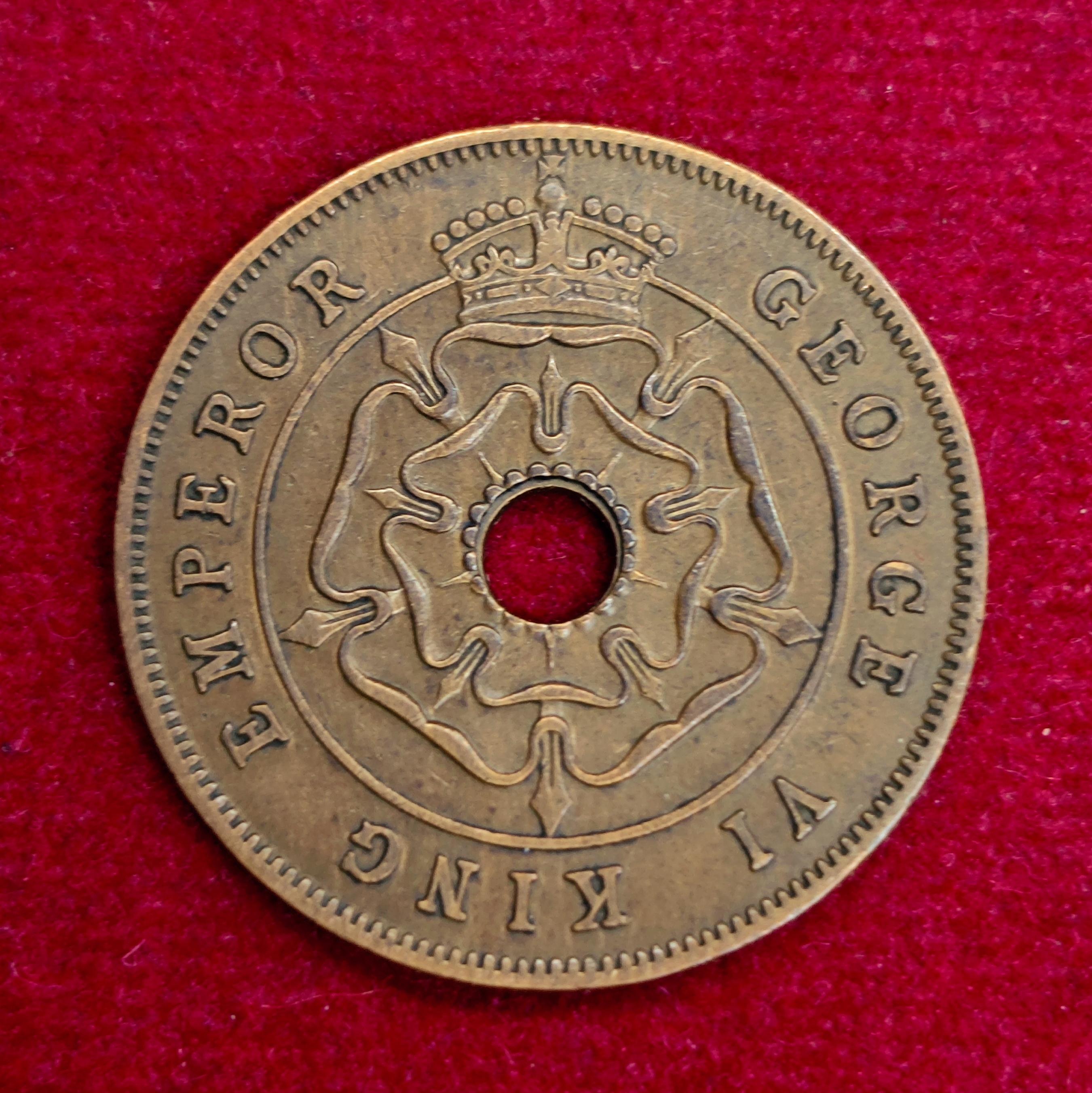 Southern Rhodesia (Zimbabwe) 1 Penny - George VI 1947 Coin