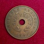 Southern Rhodesia (Zimbabwe) 1 Penny - George VI 1951 Coin