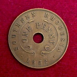 Southern Rhodesia (Zimbabwe) 1 Penny - George VI 1952 Coin