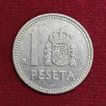 Spain 1 Peseta Juan Carlos I 1985 Coin