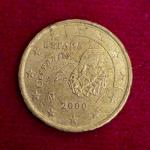 Spain 10 Euro Cent 2nd Map 2000 Coin