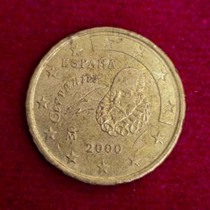 Spain 10 Euro Cent 2nd Map 2000 Coin