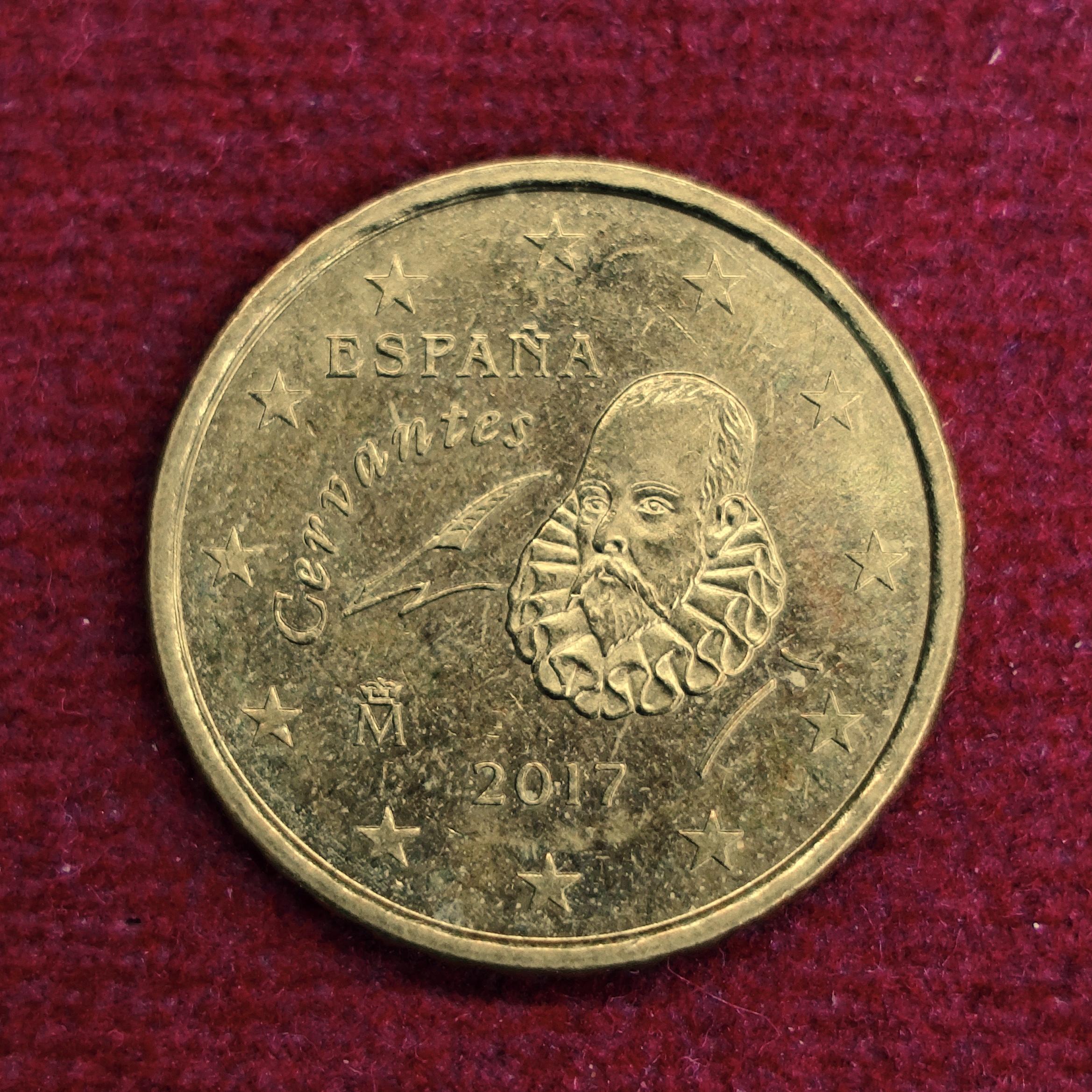 Spain 10 Euro Cent 2nd Map 2017 Coin