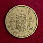 Spain 100 Pesetas Juan Carlos I 1986 Coin