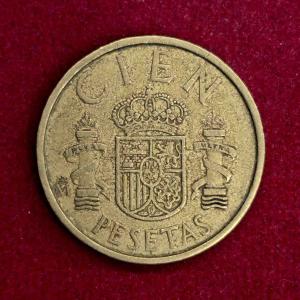 Spain 100 Pesetas Juan Carlos I 1986 Coin