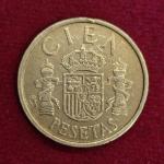 Spain 100 Pesetas Juan Carlos I 1984 Coin