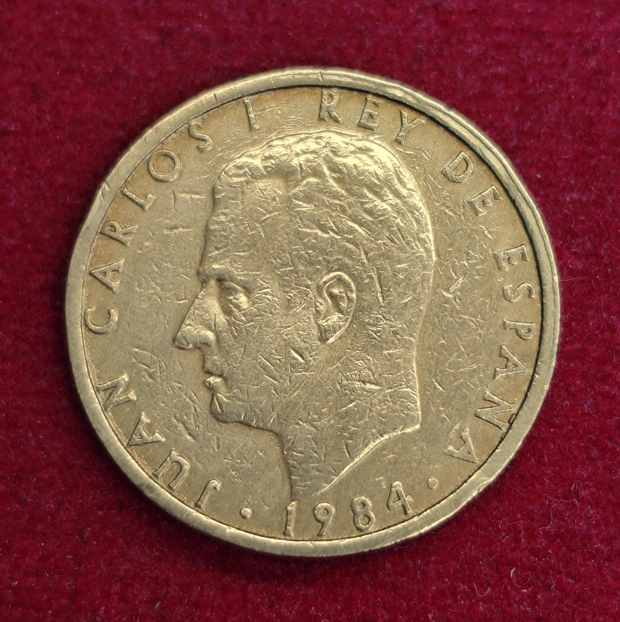 Spain 100 Pesetas Juan Carlos I 1984 Coin