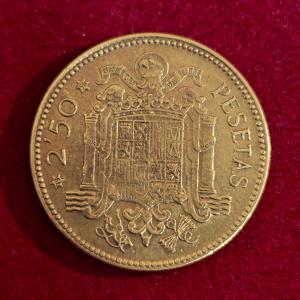 Spain 2.50 Pesetas – Francisco Franco 1953 Coin