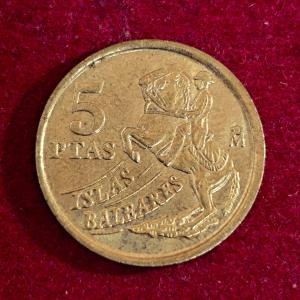 Spain 5 Pesetas Islas Baleares 1997 Commemorative Coin