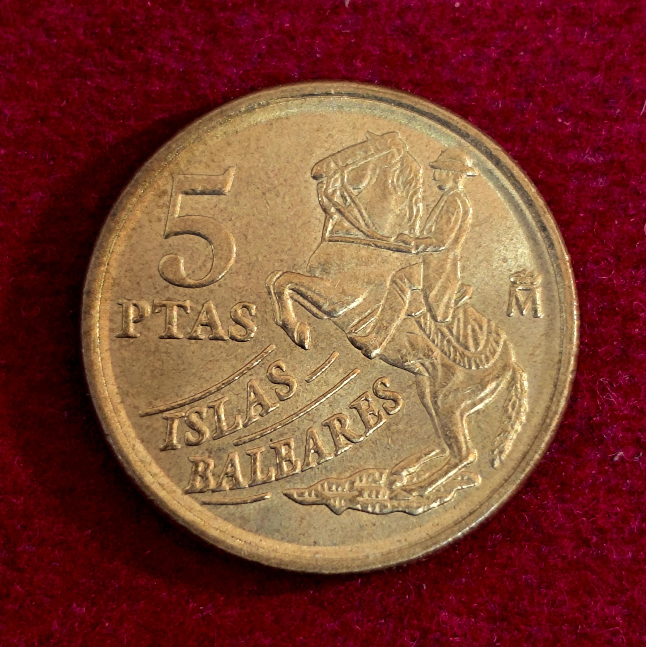 Spain 5 Pesetas Islas Baleares 1997 Commemorative Coin