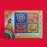 Stamp - India 2009 Greetings 4V Miniature Sheet