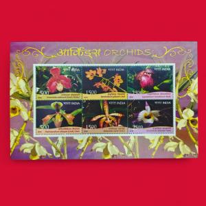 Stamp - India 2016 Orchids Of India Miniature Sheet