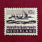 Stamp :- Nederland 1953 – 10 Cent North Sea Flood Disaster Relief Issue