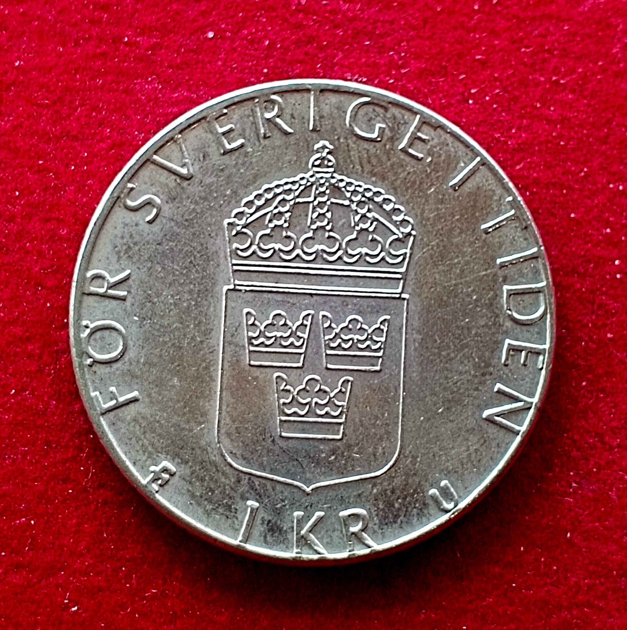 Sweden 1 Krona Carl XVI Gustaf 1978 Coin