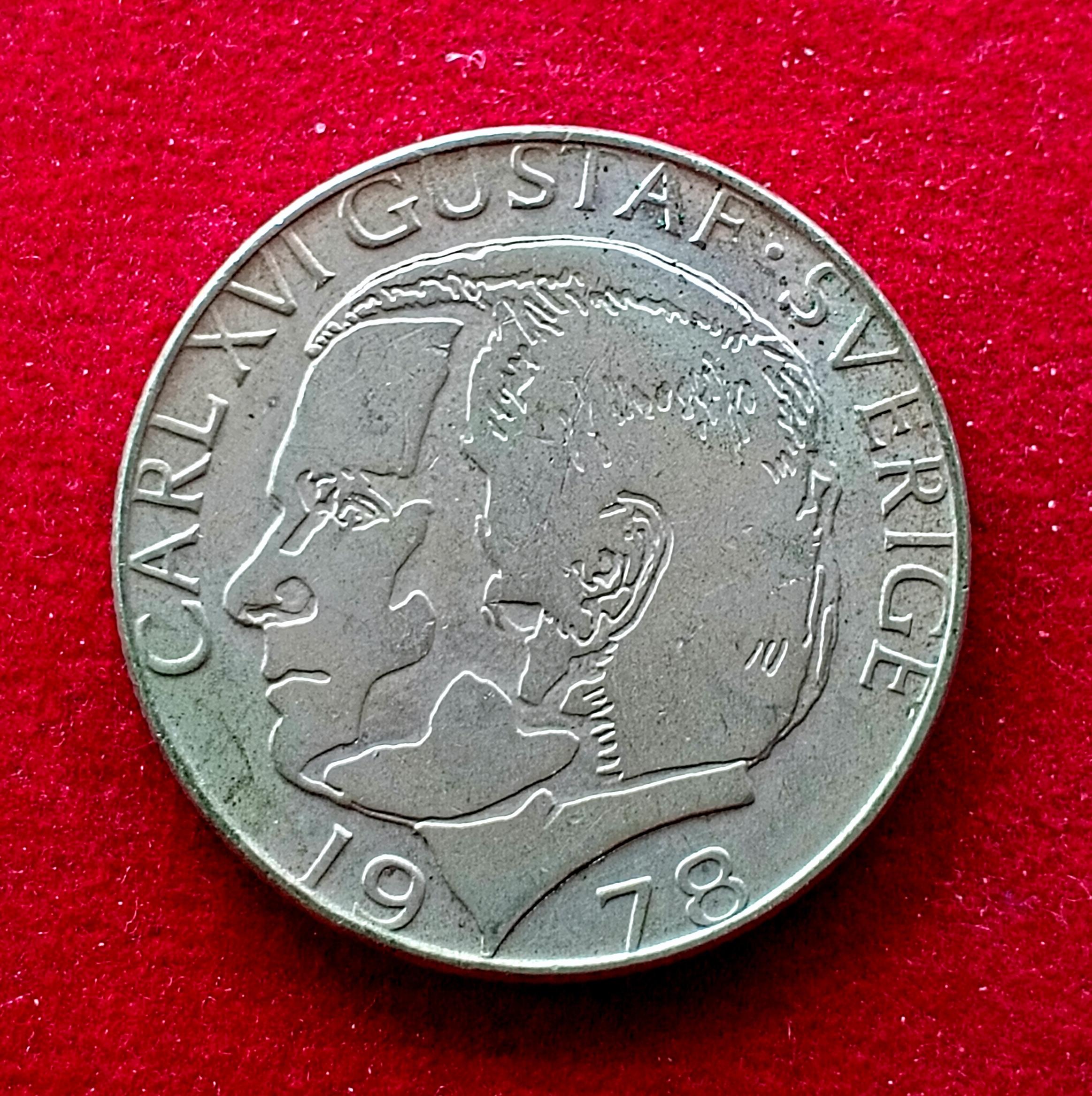 Sweden 1 Krona Carl XVI Gustaf 1978 Coin