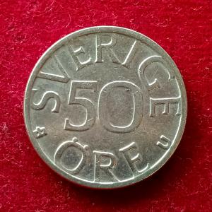 Sweden 50 Ore Carl XVI Gustaf 1978 Coin