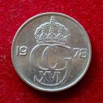 Sweden 50 Ore Carl XVI Gustaf 1978 Coin