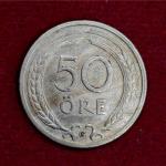 Sweden 50 Ore Gustaf V 1940 Coin