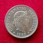 Switzerland 10 Rappen 1989 Coin