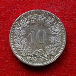 Switzerland 10 Rappen 2009 Coin