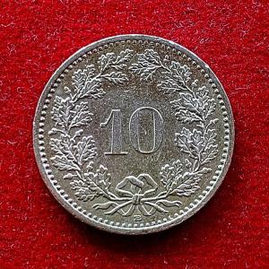 Switzerland 10 Rappen 2009 Coin