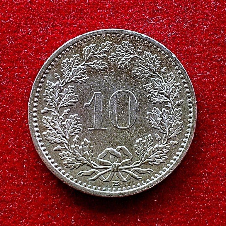 Switzerland 10 Rappen 2009 Coin