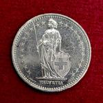 Switzerland 1/2 Franc Helvetia standing 1983 Coin