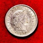 Switzerland 20 Rappen Libertas 1970 Coin
