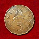 Tanzania 5 Senti 1966 Coin