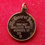 The Times of India – Cricket Challenge Shield Runner Up DIV – A 1993 Medal