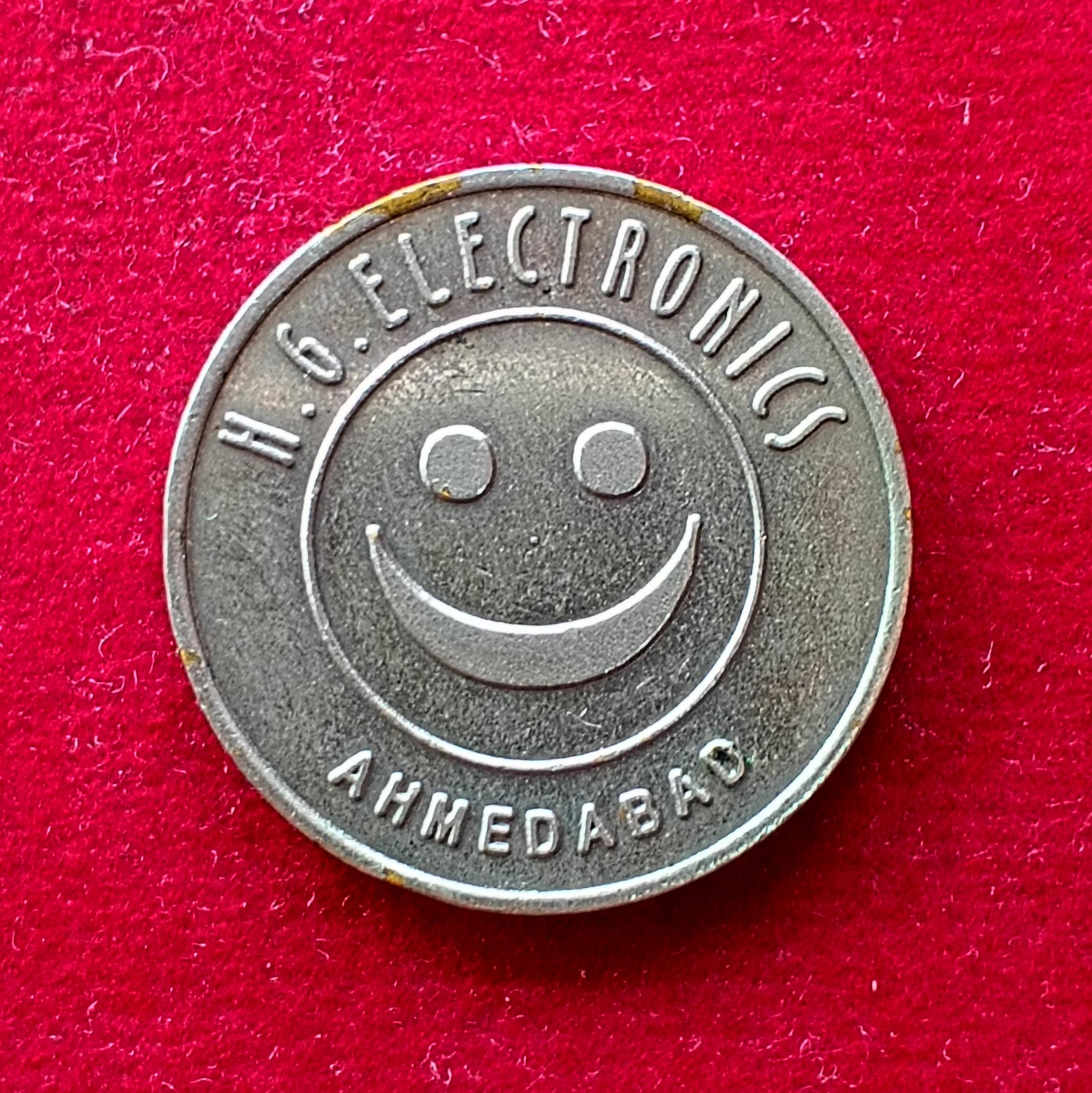 Token :- H.G.Electronics Ahmadabad (Hully Gully Games ) Token