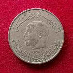Tunisia 1 Dinar Habib Bourguiba 1976 Coin