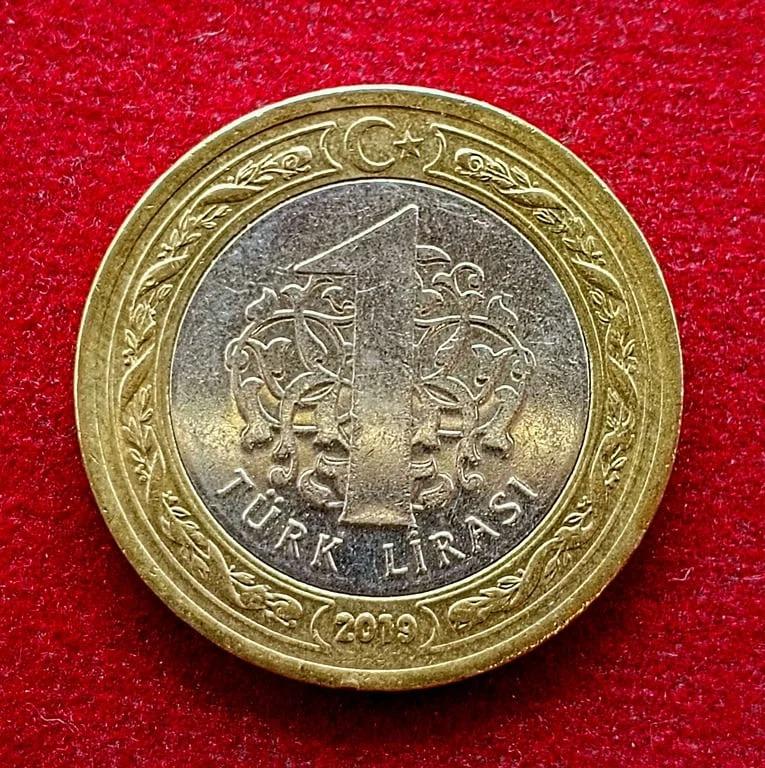 Turkey 1 Lira 2019 Coin