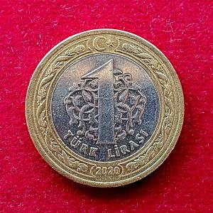 Turkey 1 Lira 2020 Coin