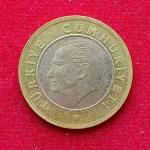 Turkey 1 Lira 2021 Coin