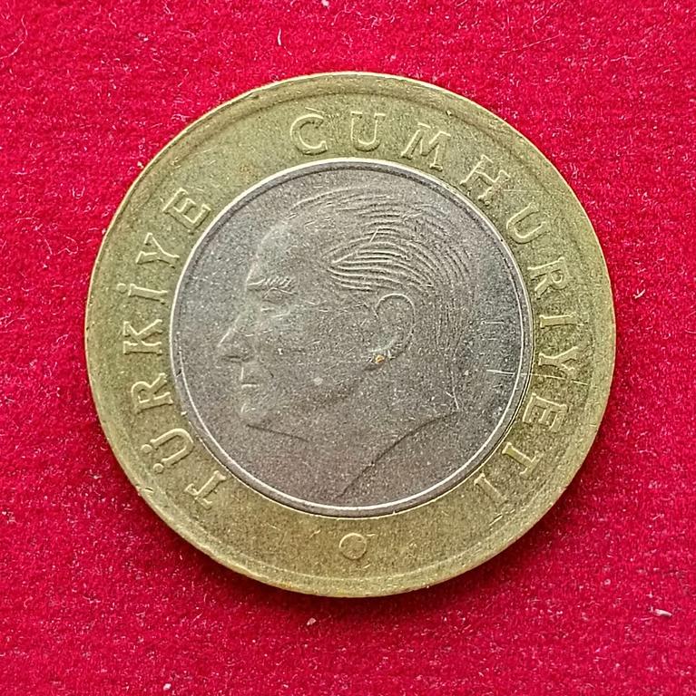 Turkey 1 Lira 2021 Coin