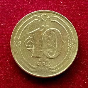 Turkey 10 Kurus 2016 Coin