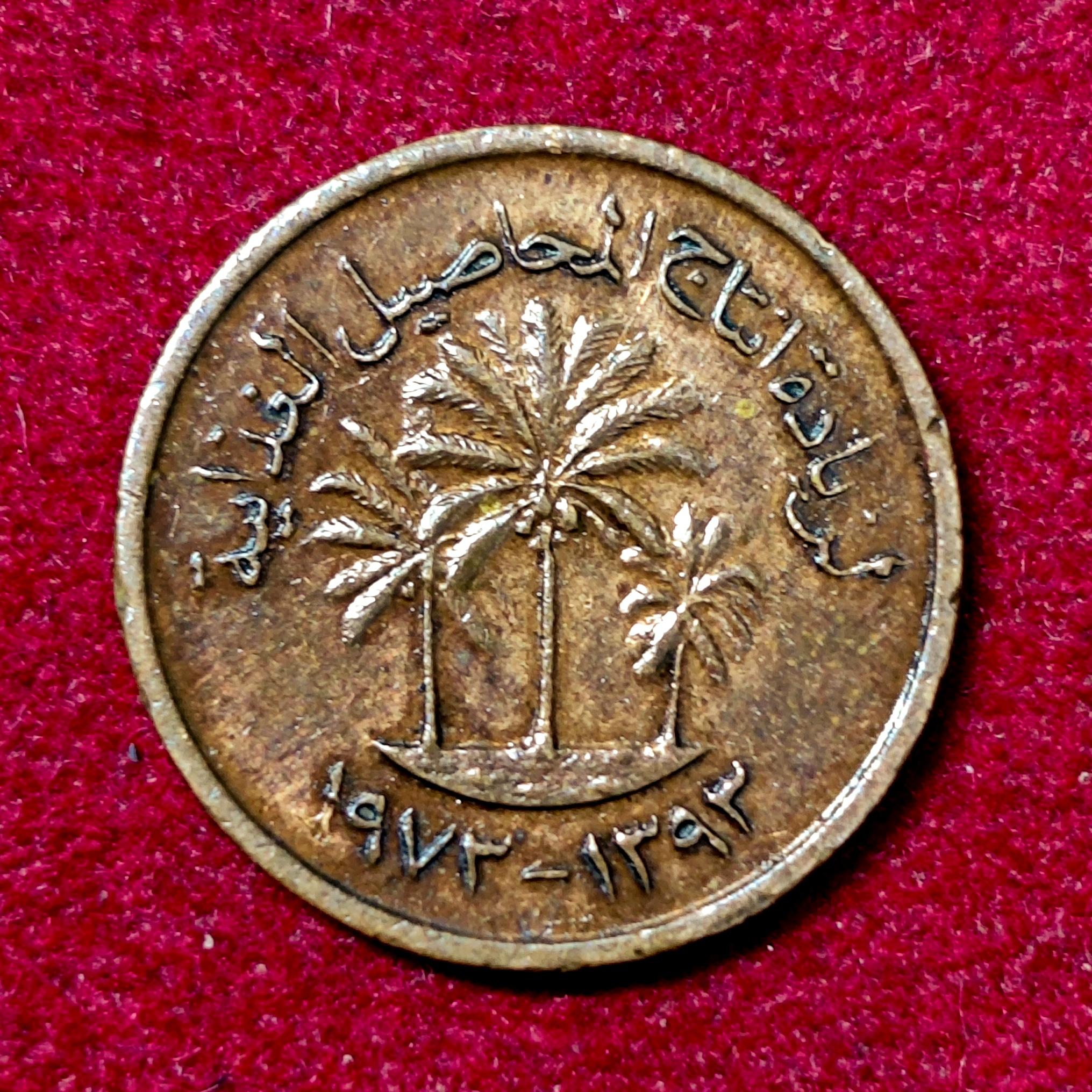 United Arab Emirates (UAE) 1 Fils - Zayed FAO Commemorative Coin