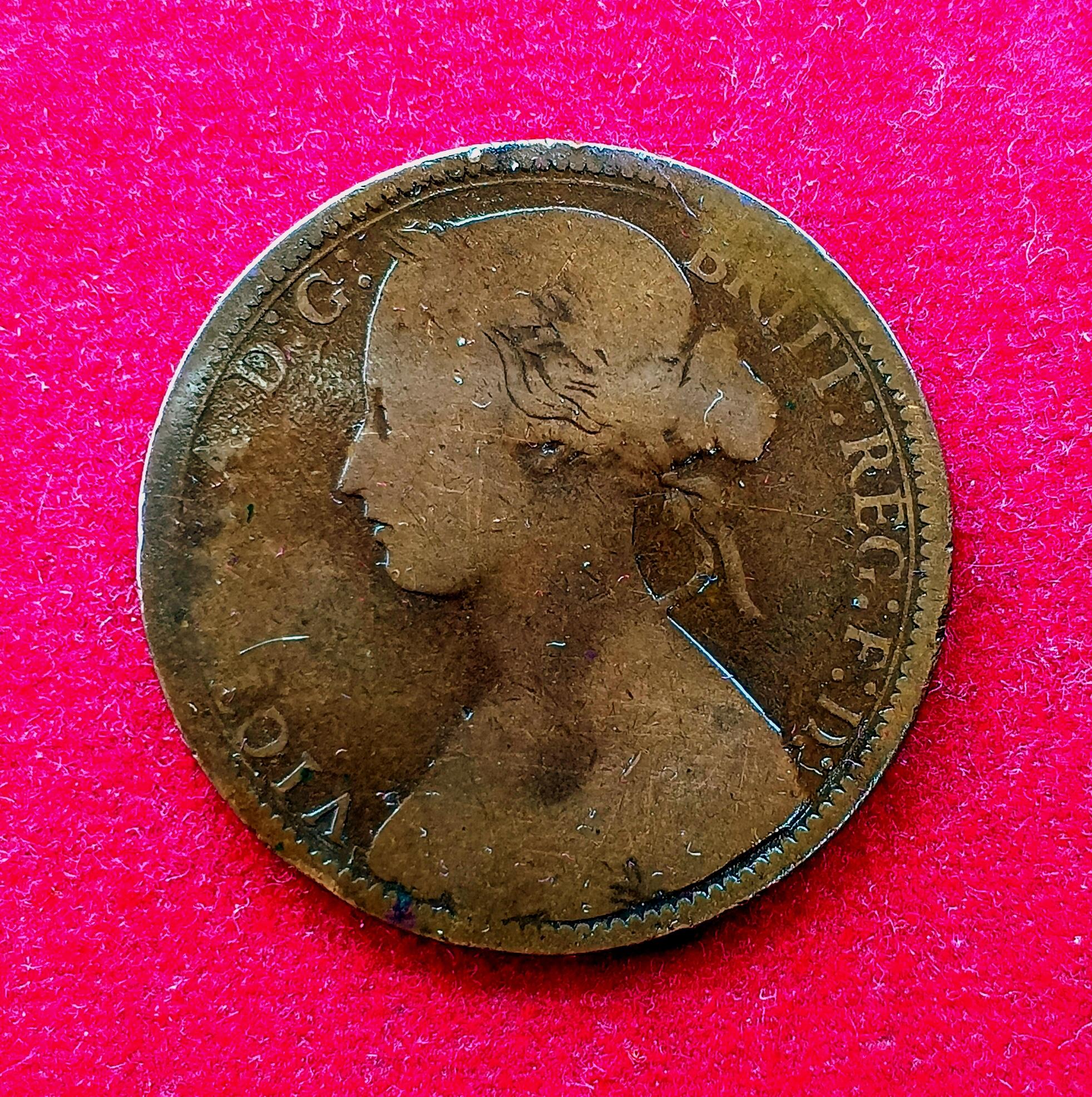 United Kingdom 1 Penny - Victoria 1871 Coin