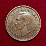 United Kingdom (UK) 1 Farthing George VI 1950 Coin