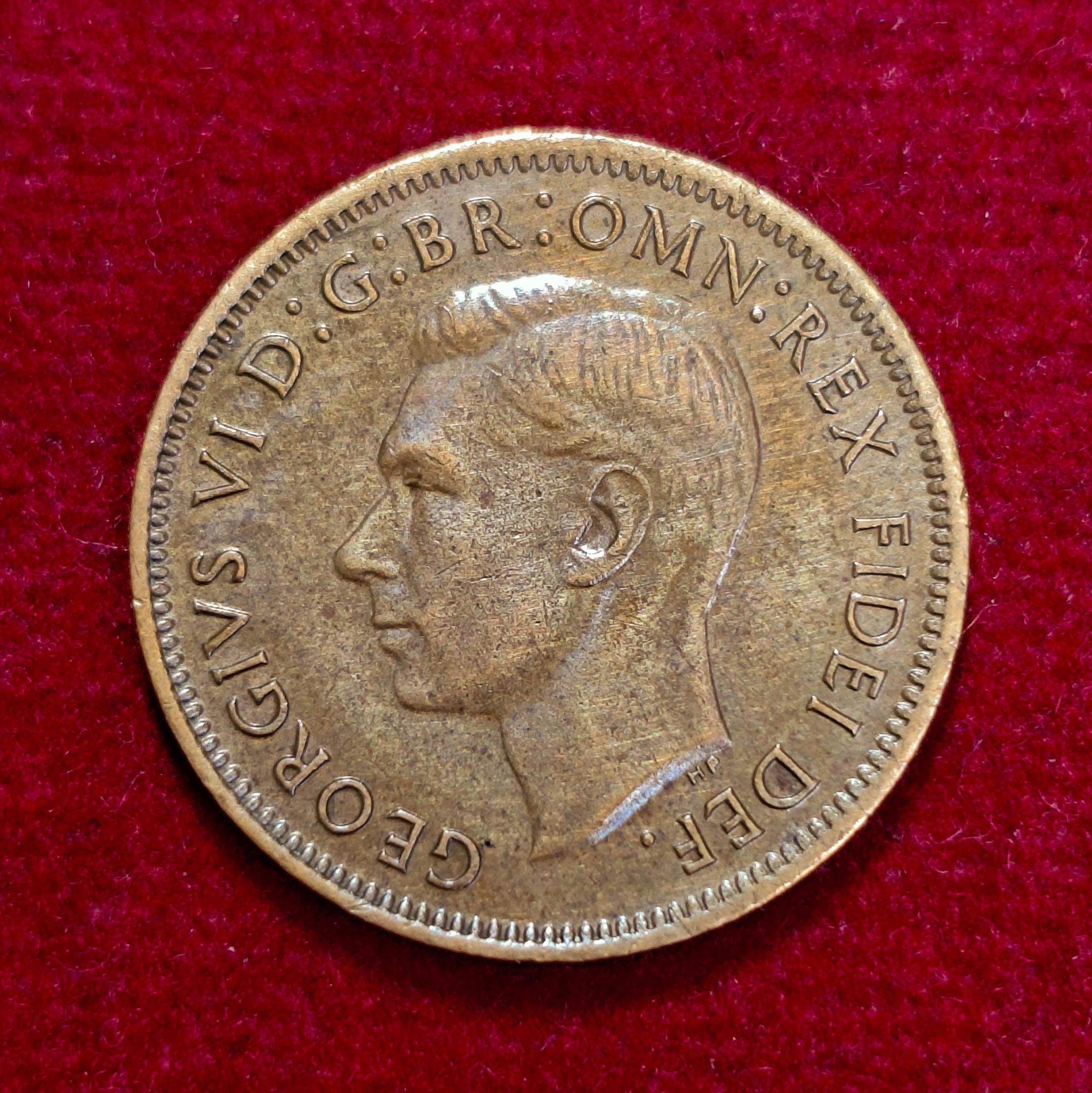 United Kingdom (UK) 1 Farthing George VI 1952 Coin