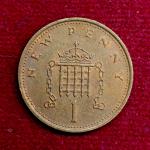 United Kingdom (UK) 1 New Penny Elizabeth II 1981  Coin