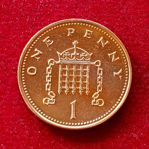 United Kingdom (UK) 1 New Penny Elizabeth II 2001 Coin