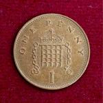 United Kingdom (UK) 1 Penny Elizabeth II 1996 Coin